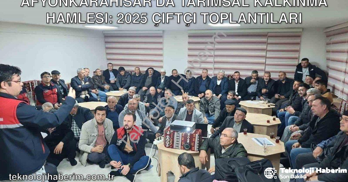 "Afyonkarahisar'da Tarımsal Kalkınma Hamlesi: 2025 Çiftçi Toplantıları" başlıklı haber için fotoreal