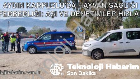 Aydın Karpuzlu’da Hayvan Sağlığı Seferberliği: Aşı ve Denetimler Hızlandı