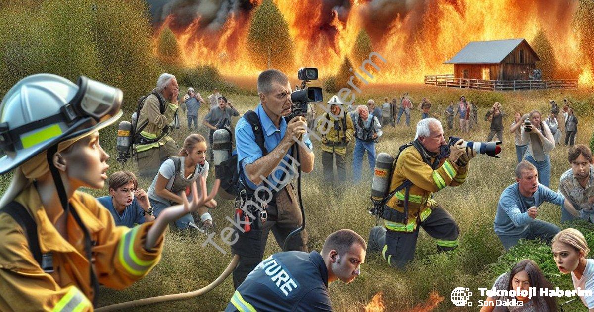 "Aydın Efeler'de Korkutan Yangın: Vatandaşların Dikkati Felaketi Önledi" başlıklı haber için fotorea