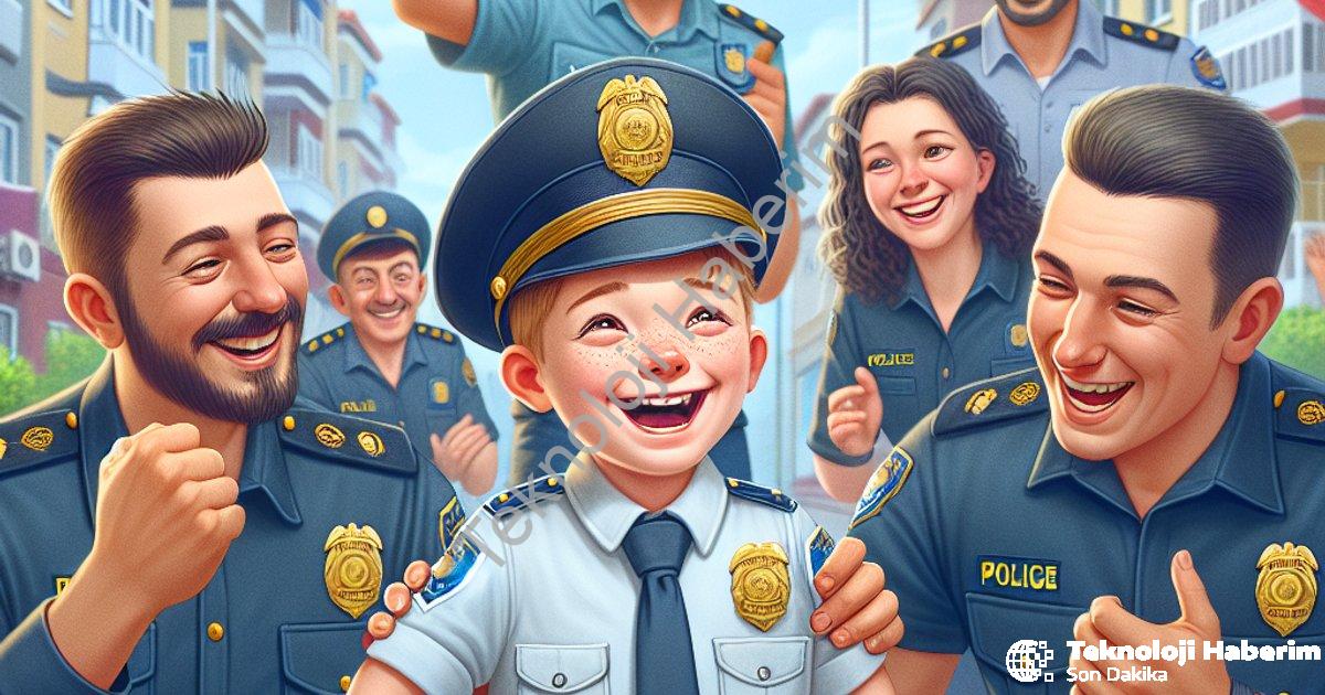 "Muğla Emniyeti'nden Anlamlı Jest: Hamza'nın Polislik Hayali Gerçek Oldu" başlıklı haber için fotore