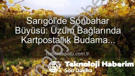 Sarıgöl’de Sonbahar Büyüsü: Üzüm Bağlarında Kartpostallık Manzaralar Eşliğinde Budama Çalışmaları Başladı