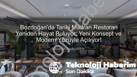 Bozdoğan’da Madran Restoran Yeniden Doğuyor: Yeni Konsept ve Aile Sıcaklığıyla Açılıyor