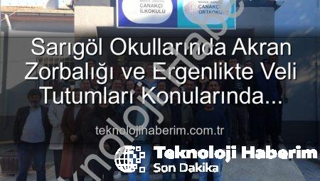 Sarıgöl Okullarında Akran Zorbalığı ve Ergenlikte Veli Tutumları Konularında Farkındalık Seferberliği Başladı