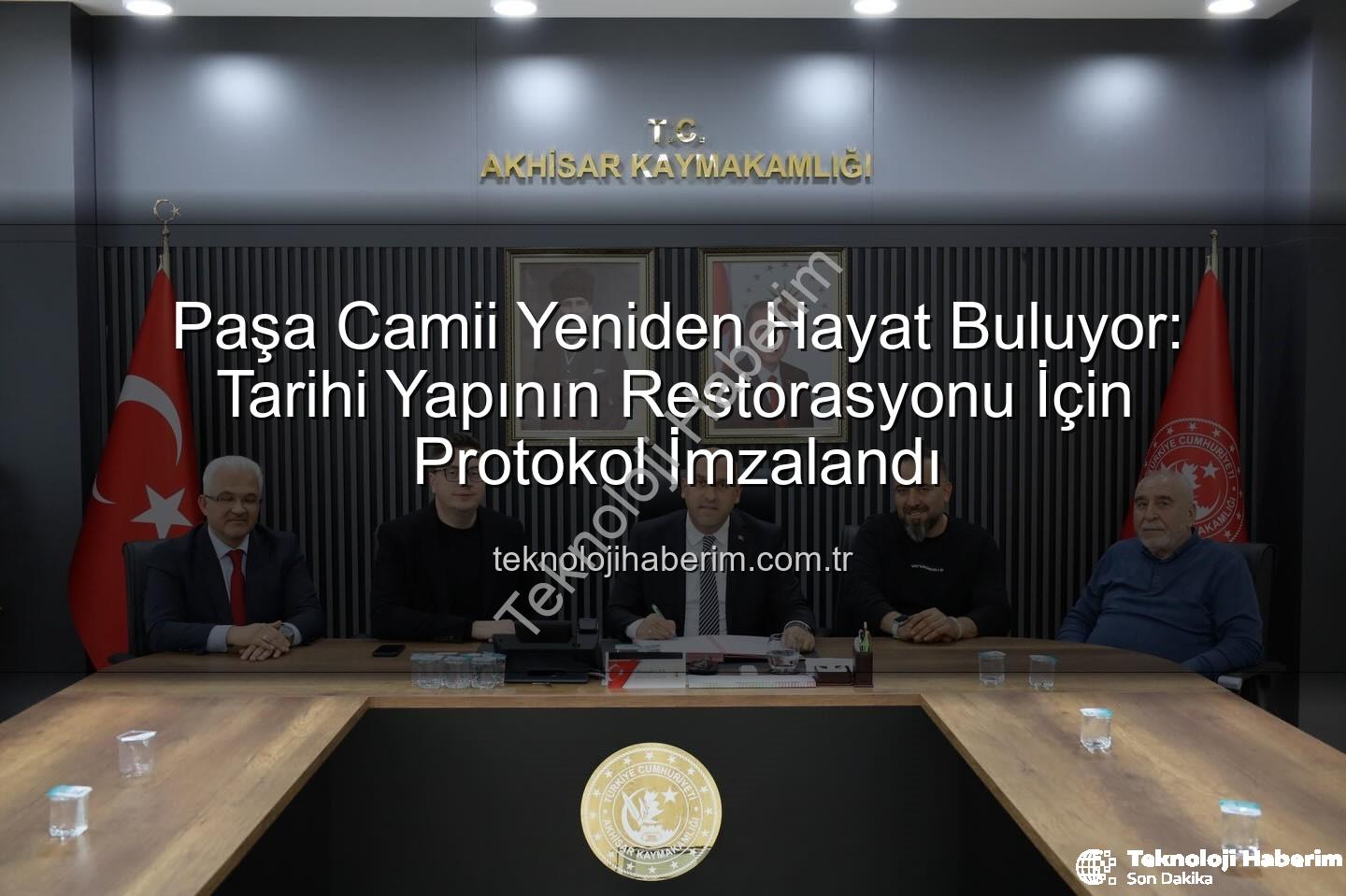 Paşa Camii restorasyonu - Paşa Camii Yeniden Hayat Buluyor: Tarihi Yapının Restorasyonu İçin Protokol İmzalandı