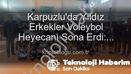 Karpuzlu’da Yıldız Erkekler Voleybol Heyecanı Sona Erdi: Dereceye Giren Okullar Belli Oldu