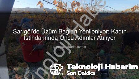 Sarıgöl’de Üzüm Bağları Yenileniyor: Kadın İstihdamında Öncü Adımlar Atılıyor