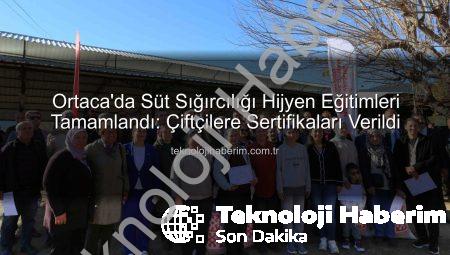 Ortaca’da Süt Sığırcılığı Hijyen Eğitimleri Tamamlandı: Çiftçilere Sertifikaları Verildi