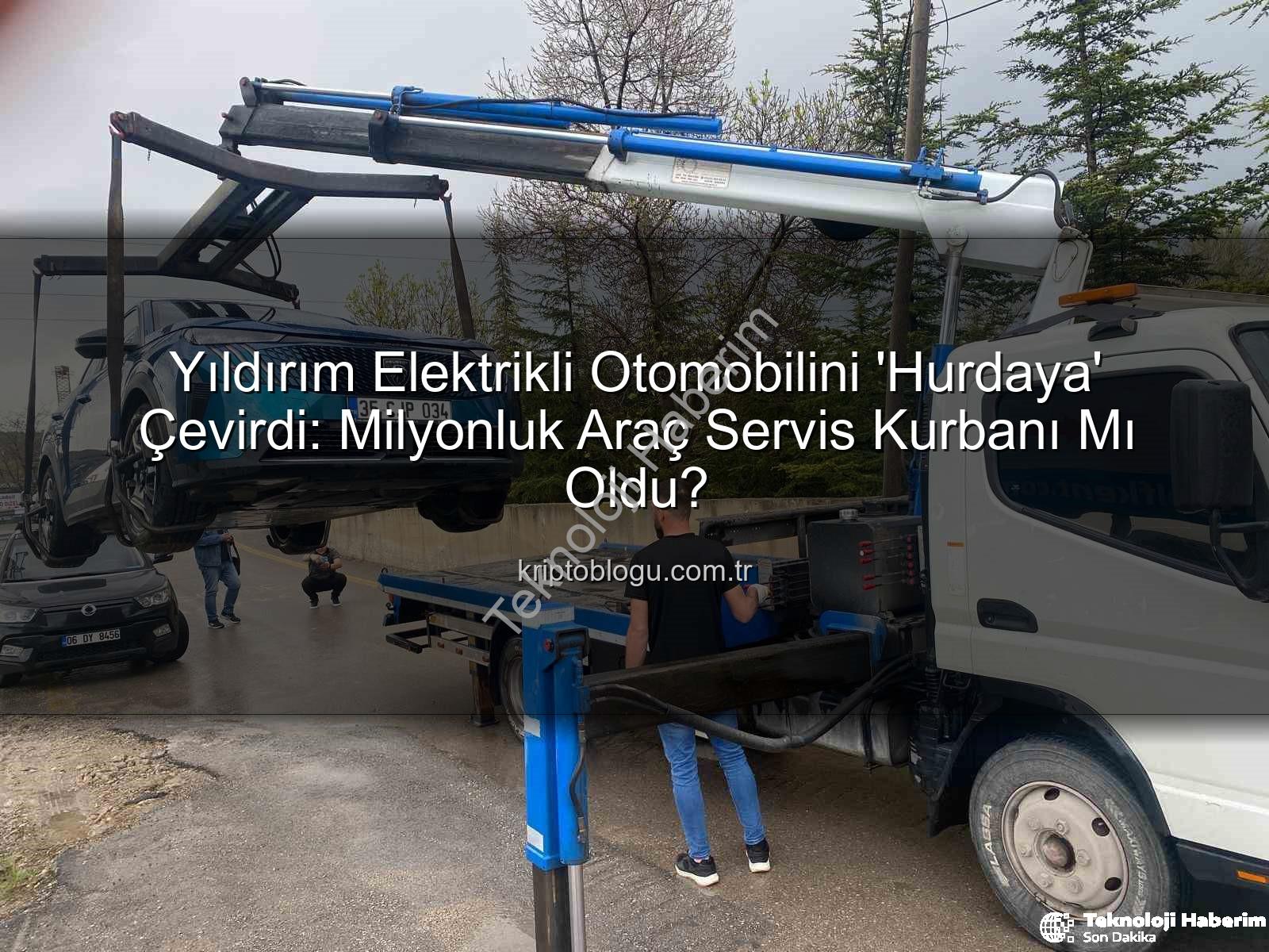 elektrikli otomobil - Yıldırım Elektrikli Otomobili 'Hurdaya' Çevirdi: Milyonluk Araç Sahipsiz Kaldı!